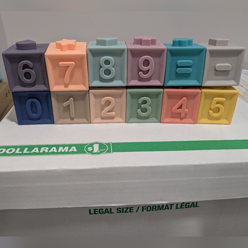 ♻️ 5/25$ ♻️ Colorful Number Block Set for Kids
